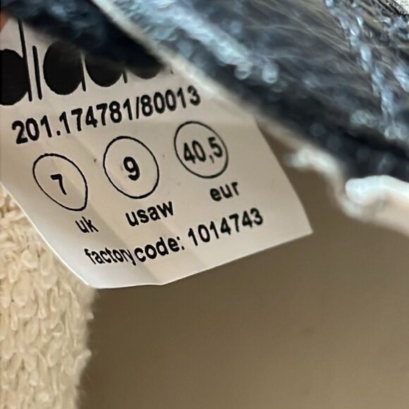 Free People Diadora Montecarlo Italian Black Leather Sneakers US 9 - Picture 7 of 9